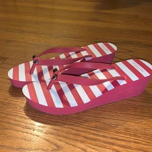 Coach platform sandals